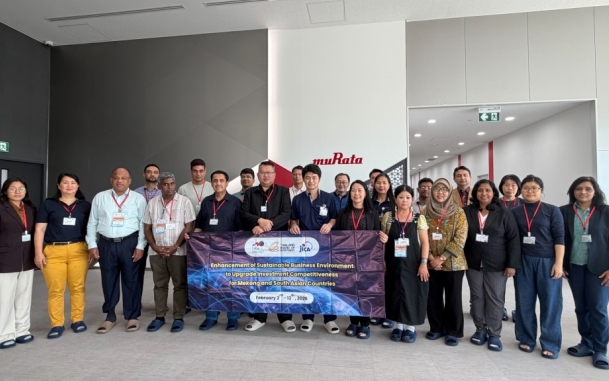 ศูนย์เศรษฐกิจการลงทุนภาคที่ 1 และกองพัฒนาผู้ประกอบการไทย สำนักงานคณะกรรมการส่งเสริมการลงทุน (BOI) ได้นำคณะผู้เข้าร่วมอบรมในหลักสูตร “Workshop on Enhancement of Sustainable Business Environment to Upgrade Investment Competitiveness of Mekong and South Asia