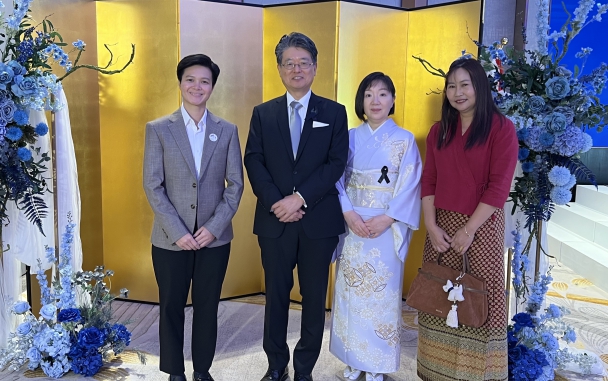 นางสาวดาริกา ทรวงแก้ว และนางรัชนก มหาผล เป็นผู้แทนของศูนย์เศรษฐกิจการลงทุนภาคที่ 1 เข้าร่วมงานสานสัมพันธ์ไทย–ญี่ปุ่น งานเลี้ยงรับรองเนื่องในโอกาสวันชาติญี่ปุ่น ประจำปี 2569